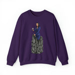 A person working hard to better his/herself - Self-Made Sweatshirt Heavy Blend™ Crewneck - woman #2 - Breakthrough Collection