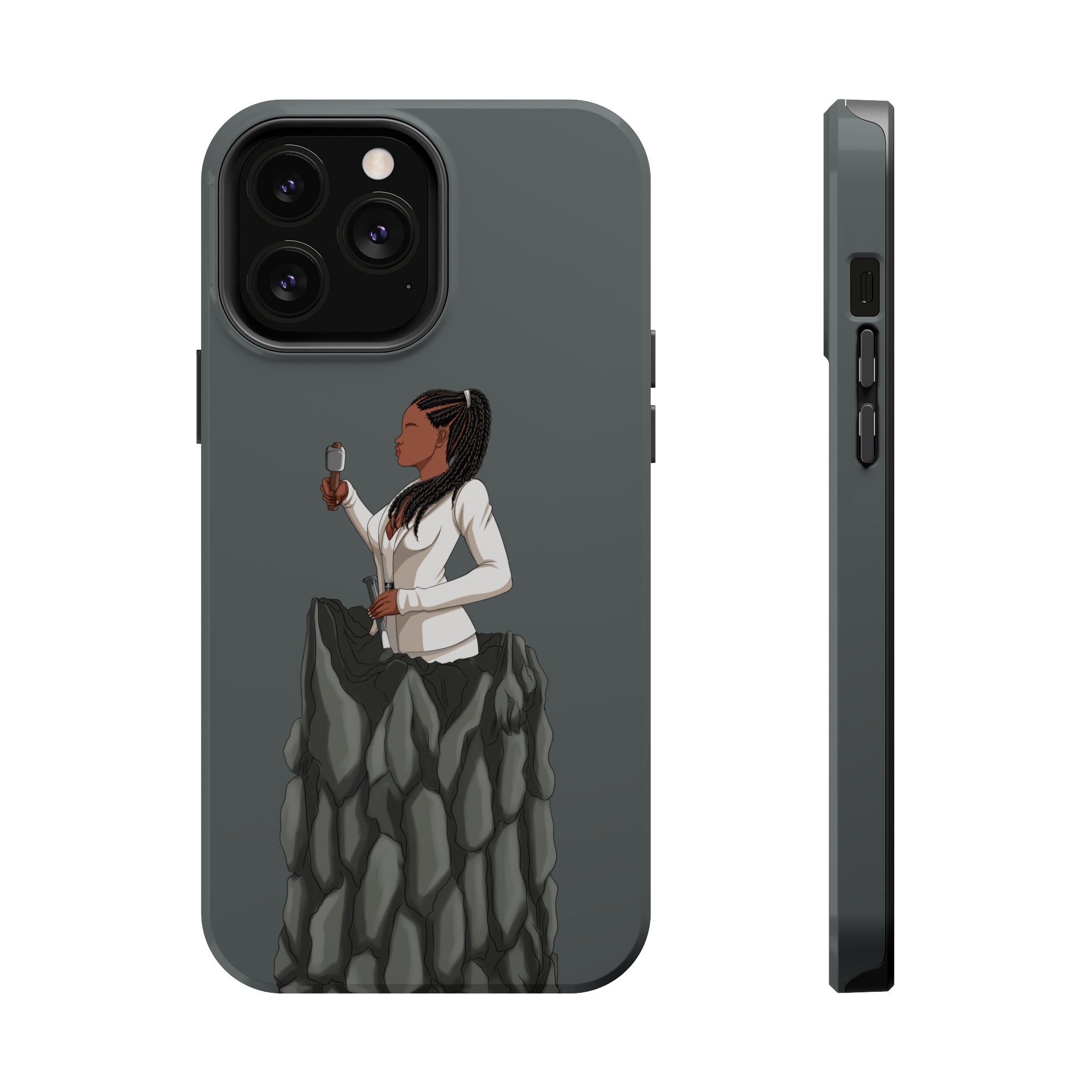 A person working hard to better his/herself - MagSafe Tough Case - self-made woman #4 - Breakthrough Collection