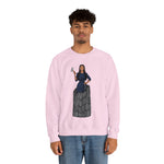 A person working hard to better his/herself - Self-Made Sweatshirt Heavy Blend™ Crewneck - woman #9 - Breakthrough Collection