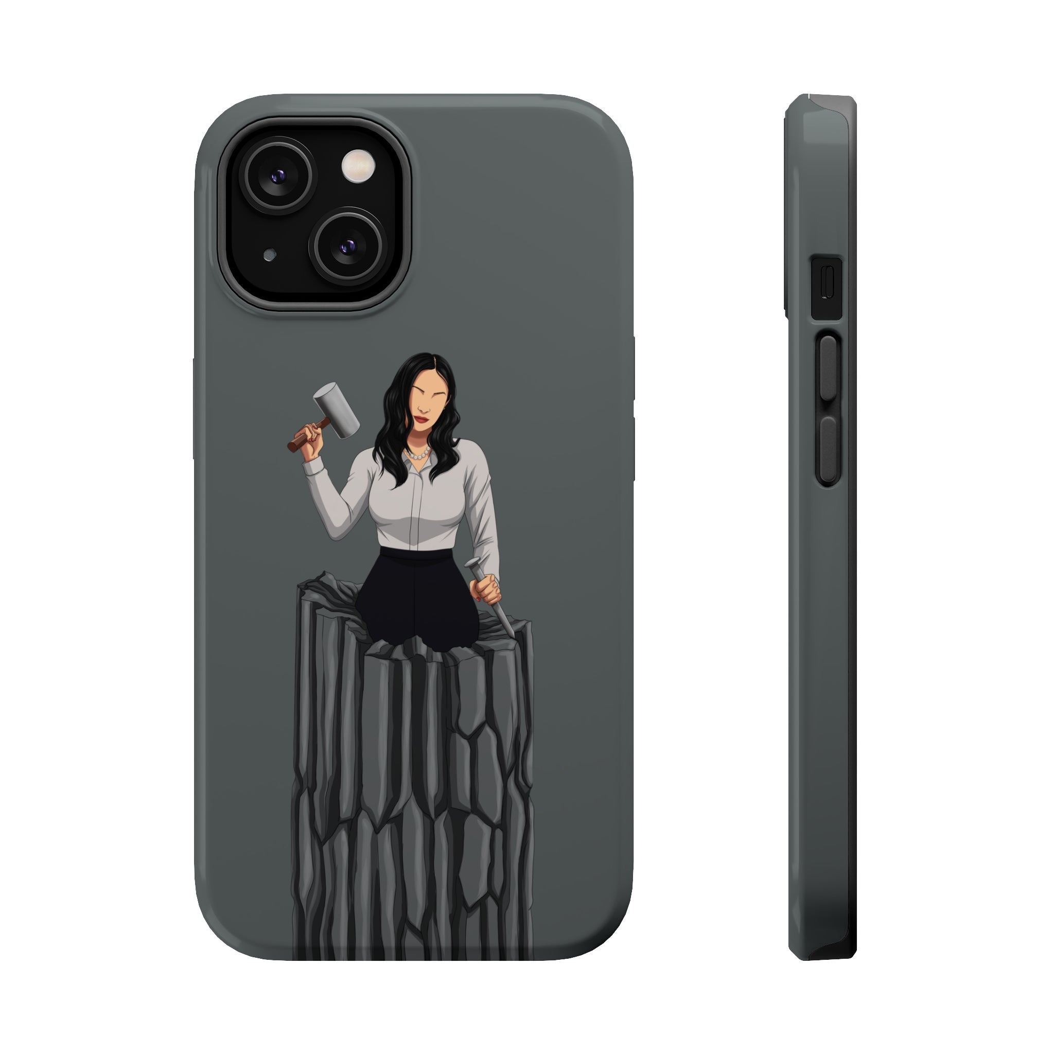 A person working hard to better his/herself - MagSafe Tough Case - Woman #14