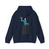 A person working hard to better his/herself - Heavy Blend™ Self-Made Hoodie - Man #10
