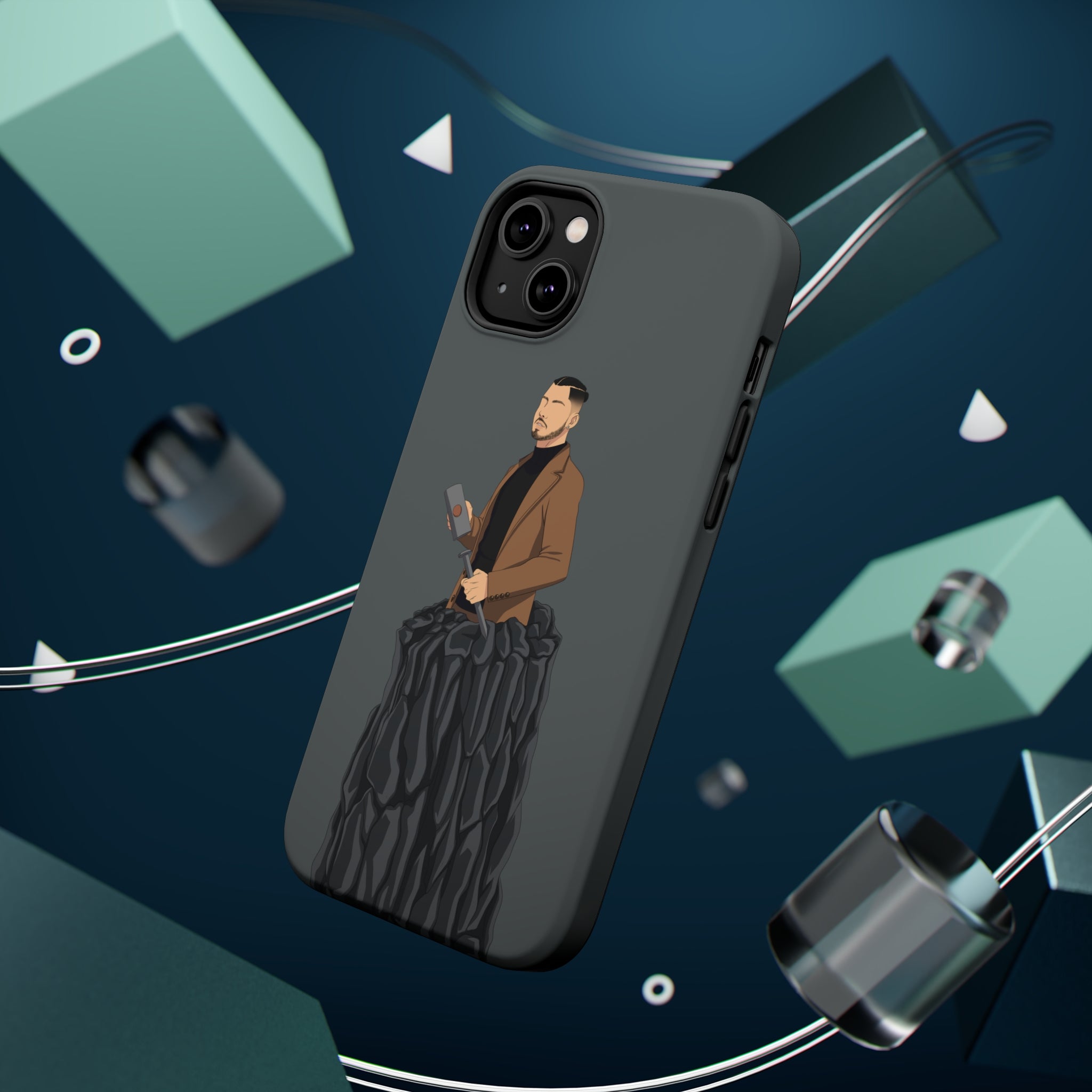 A person working hard to better his/herself - MagSafe Tough Case - Man #14 - Breakthrough Collection