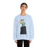 A person working hard to better his/herself - Heavy Blend™ Crewneck Sweatshirt - Man #15 - Breakthrough Collection