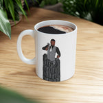 A person working hard to better his/herself - Ceramic Mug 11oz - Self-Made Man #6 - Breakthrough Collection