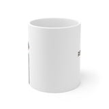 A person working hard to better his/herself - Ceramic Mug 11oz - Self-Made Woman #9 - Breakthrough Collection