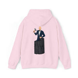 A person working hard to better his/herself - Heavy Blend™ Self-Made Hoodie - Man #16