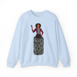 A person working hard to better his/herself - Heavy Blend™ Crewneck Sweatshirt - Woman #15 - Breakthrough Collection