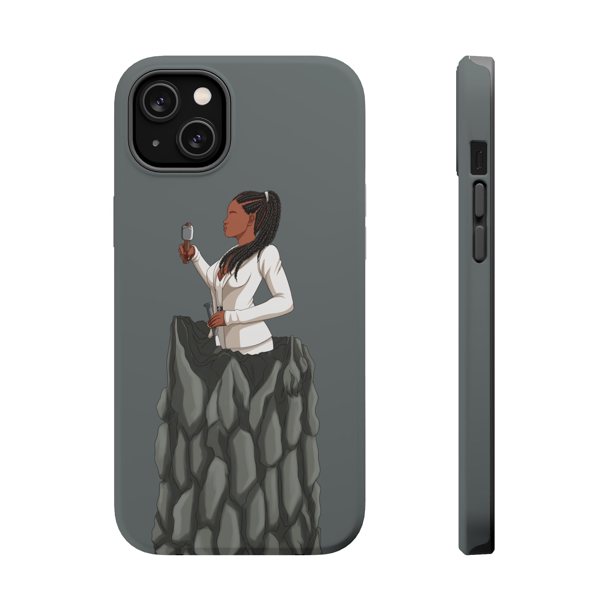A person working hard to better his/herself - MagSafe Tough Case - self-made woman #4 - Breakthrough Collection