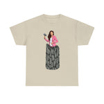 A person working hard to better his/herself - Heavy Cotton Self-Made T-shirt - self-made woman #13 - Breakthrough Collection