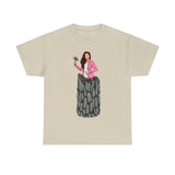 A person working hard to better his/herself - Heavy Cotton Self-Made T-shirt - self-made woman #13 - Breakthrough Collection