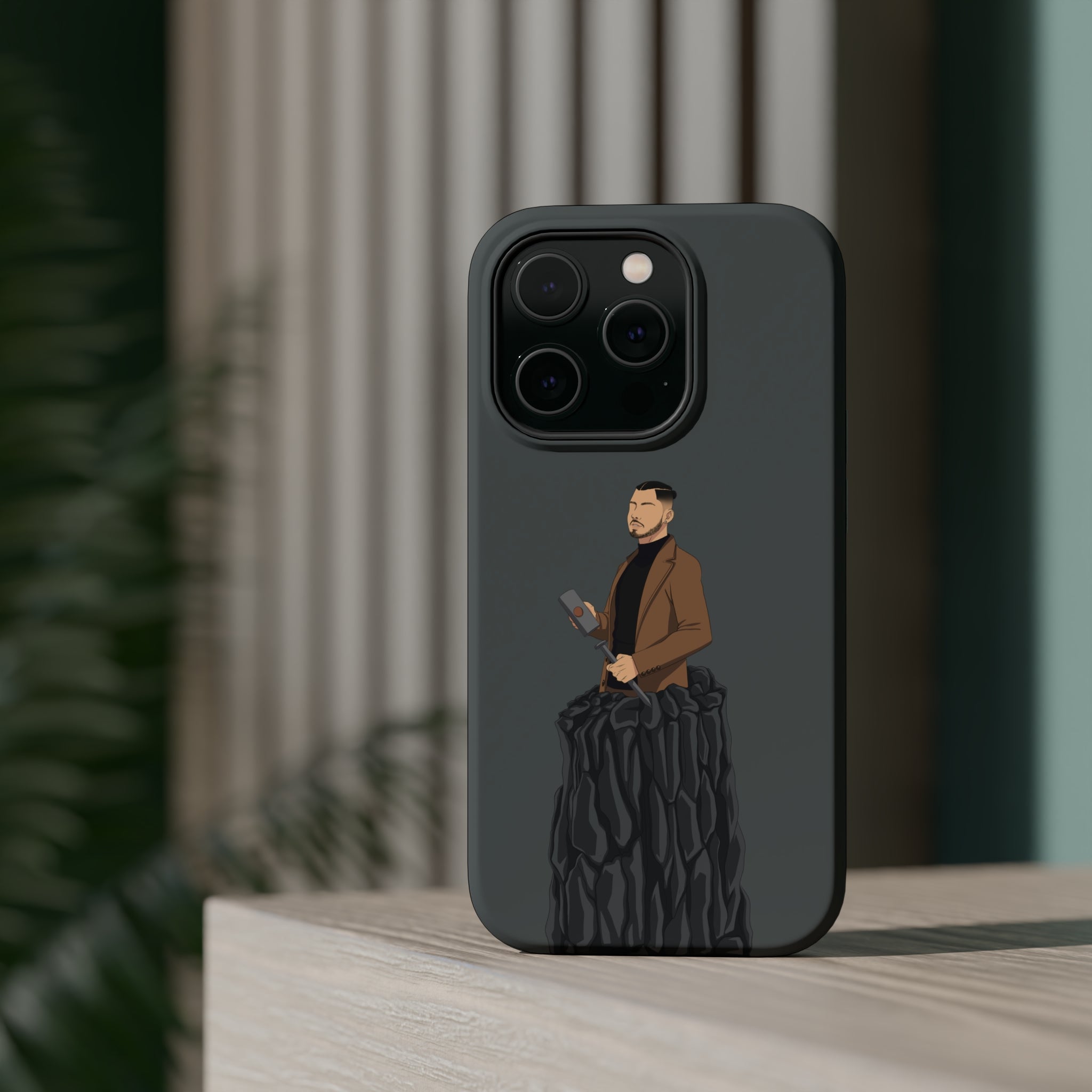 A person working hard to better his/herself - MagSafe Tough Case - Self-Made Man #14 - Breakthrough Collection