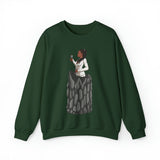 A person working hard to better his/herself - Self-Made Sweatshirt Heavy Blend™ Crewneck - woman #4 -Breakthrough Collection