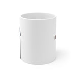 A person working hard to better his/herself - Ceramic Mug 11oz - Self-Made Man #16