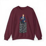 A person working hard to better his/herself - Self-Made Sweatshirt Heavy Blend™ Crewneck - Man #5 - Breakthrough Collection