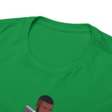 A person working hard to better his/herself - Heavy Cotton Self-Made T-shirt - Self-Made Man #6 - Breakthrough Collection