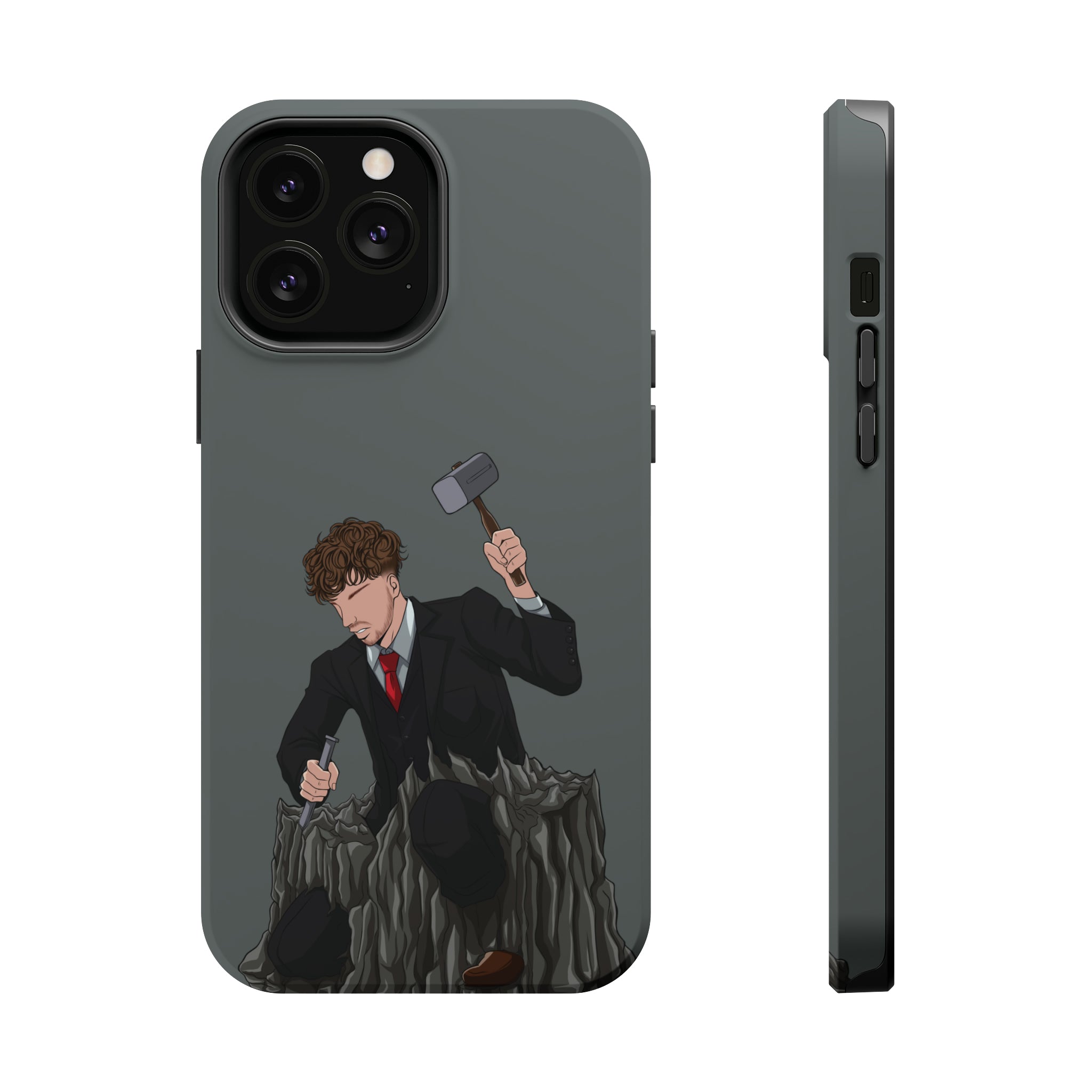 A person working hard to better his/herself - MagSafe Tough Case - Man #17 - Breakthrough Collection