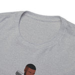 A person working hard to better his/herself - Heavy Cotton Self-Made T-shirt - Self-Made Man #6 - Breakthrough Collection