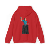 A person working hard to better his/herself - Heavy Blend™ Self-Made Hoodie - Man #10