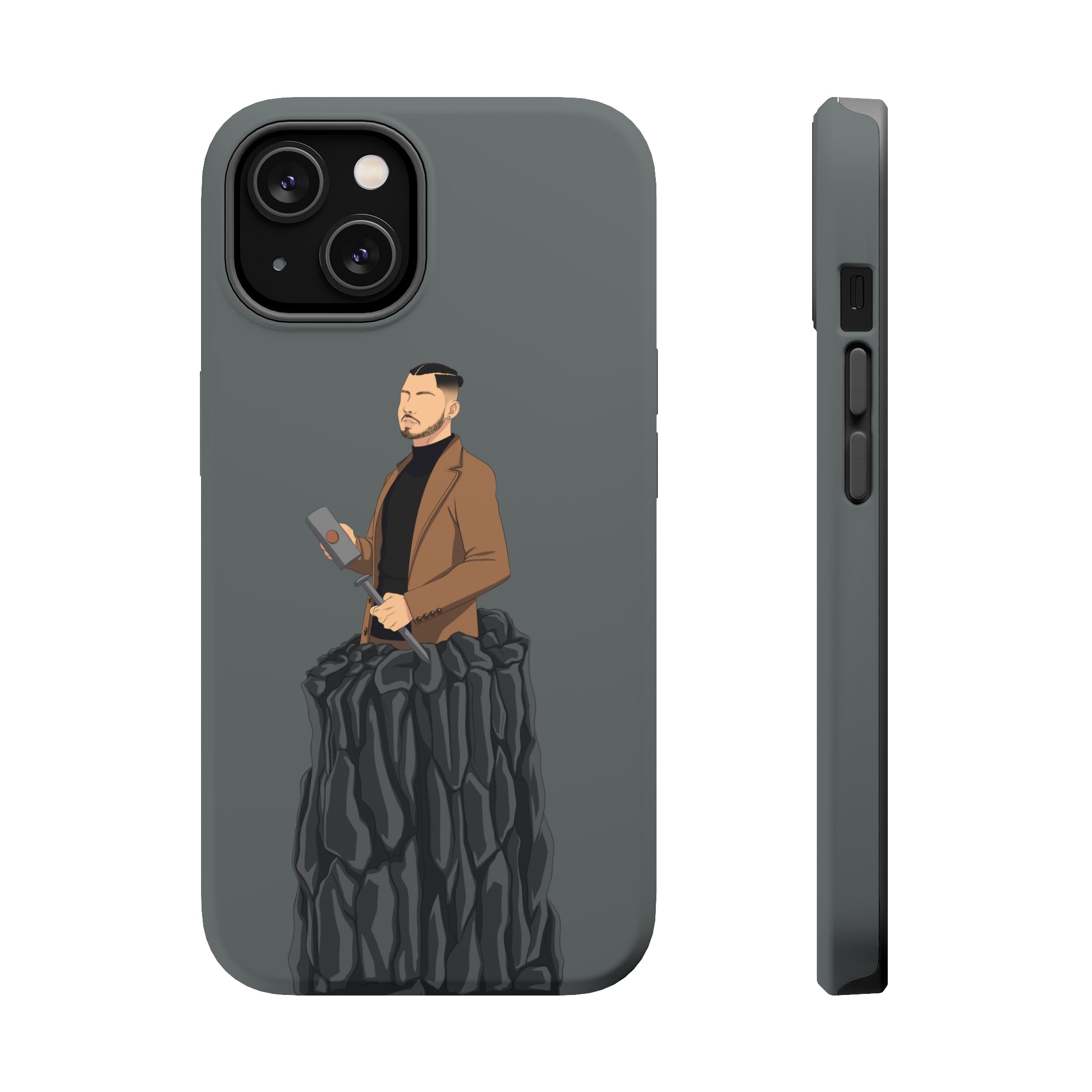 A person working hard to better his/herself - MagSafe Tough Case - Self-Made Man #14 - Breakthrough Collection