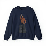 A person working hard to better his/herself - Self-Made Sweatshirt Heavy Blend™ Crewneck - Man #9 - Breakthrough Collection