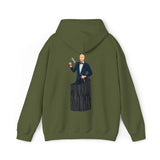 A person working hard to better his/herself - Heavy Blend™ Self-Made Hoodie - Man #16