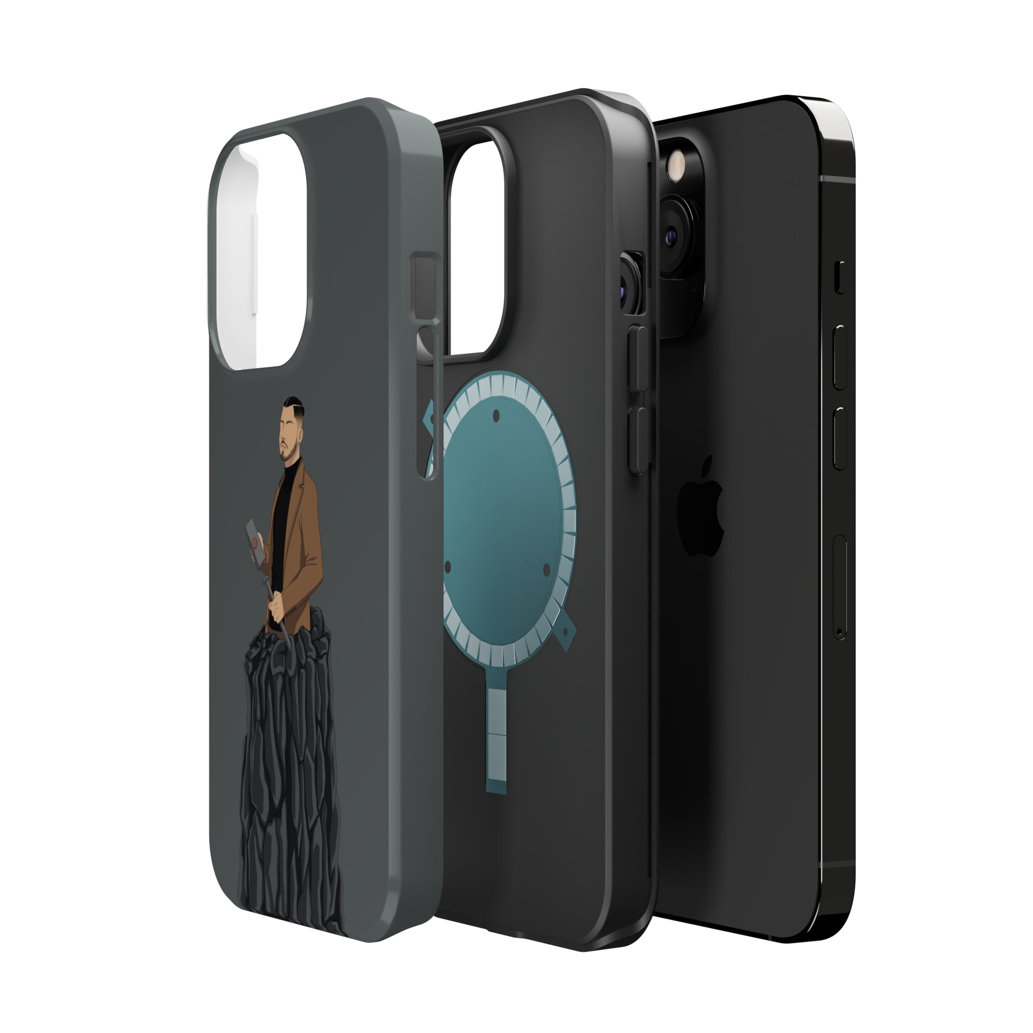 A person working hard to better his/herself - MagSafe Tough Case - Man #14 - Breakthrough Collection