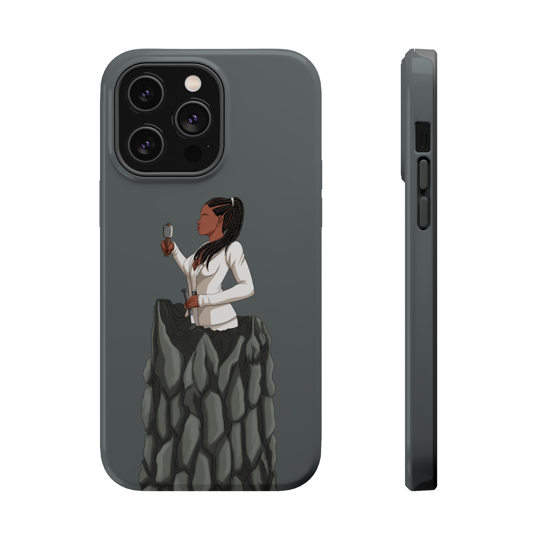 A person working hard to better his/herself - MagSafe Tough Case - self-made woman #4 - Breakthrough Collection