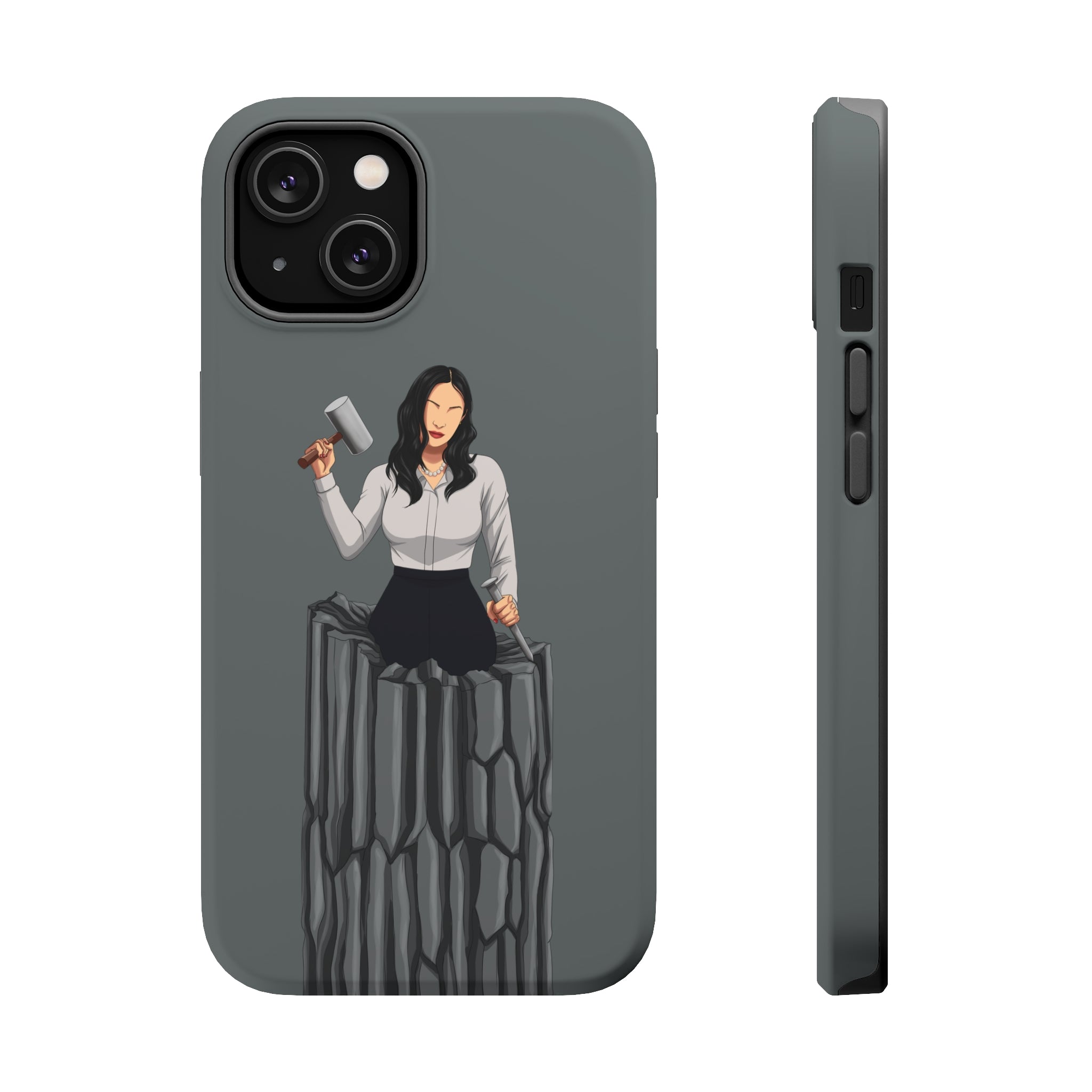 A person working hard to better his/herself - MagSafe Tough Case - Woman #14