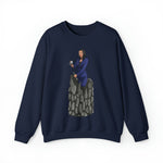 A person working hard to better his/herself - Self-Made Sweatshirt Heavy Blend™ Crewneck - woman #2 - Breakthrough Collection
