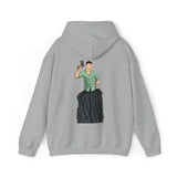 A person working hard to better his/herself - Heavy Blend™ Self-Made Hoodie - Man #15