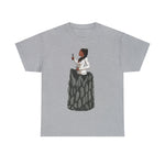 A person working hard to better his/herself - Heavy Cotton Self-Made T-shirt - self-made woman #4 - Breakthrough Collection