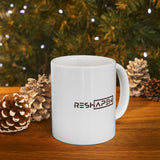 A person working hard to better his/herself - Ceramic Mug 11oz - Self-Made Woman #3 - Breakthrough Collection
