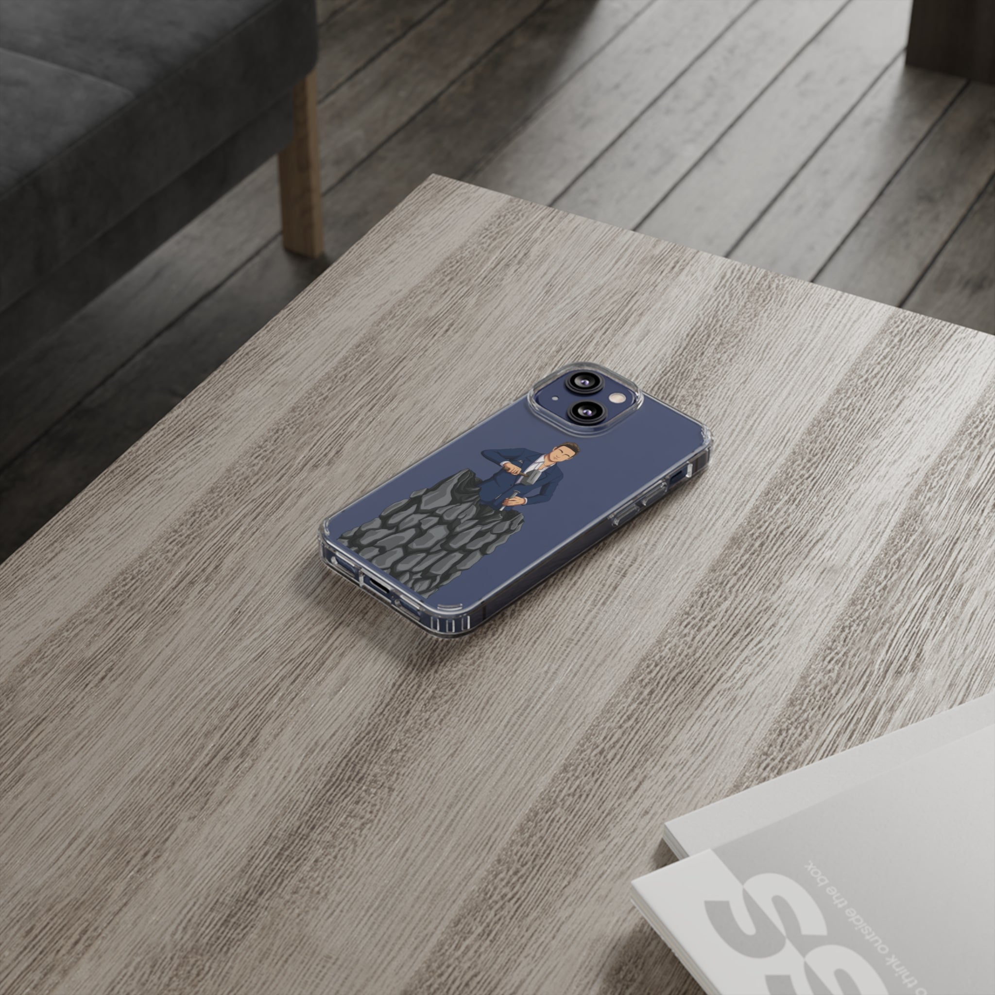 A person working hard to better his/herself - Clear Case - Self-Made Man #5 - Breakthrough Collection