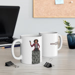 A person working hard to better his/herself - Ceramic Coffee Mug 11oz - Self-Made Woman #15