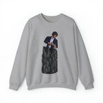 A person working hard to better his/herself - Self-Made Sweatshirt Heavy Blend™ Crewneck - Man #4 - Breakthrough Collection