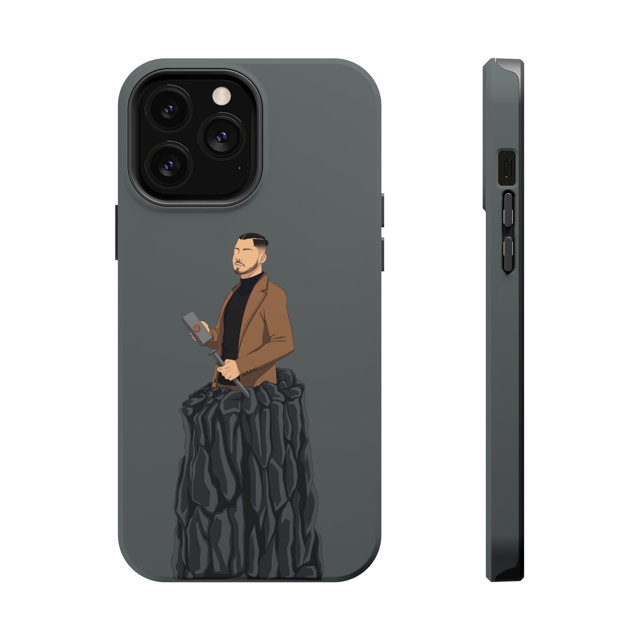 A person working hard to better his/herself - MagSafe Tough Case - Self-Made Man #14 - Breakthrough Collection