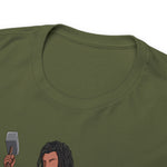 A person working hard to better his/herself - Heavy Cotton Self-Made T-shirt - Self-Made Man #2 - Breakthrough Collection