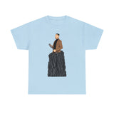 A person working hard to better his/herself - Heavy Cotton Self-Made T-shirt - Self-Made Man #14 - Breakthrough Collection