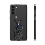 A person working hard to better his/herself - Clear Case - Self-Made Man #1 - Breakthrough Collection