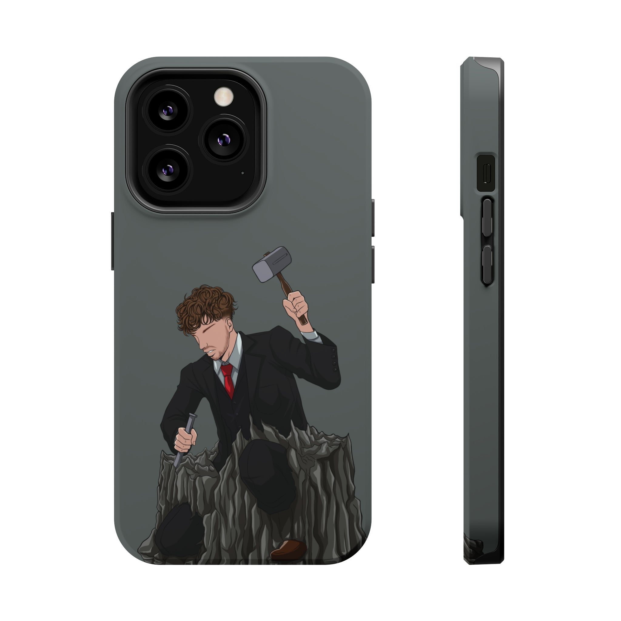 A person working hard to better his/herself - MagSafe Tough Case - Man #17 - Breakthrough Collection