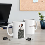 A person working hard to better his/herself - Ceramic Mug 11oz - Self-Made Woman #4 - Breakthrough Collection