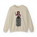 A person working hard to better his/herself - Heavy Blend™ Crewneck Sweatshirt - Woman #15 - Breakthrough Collection