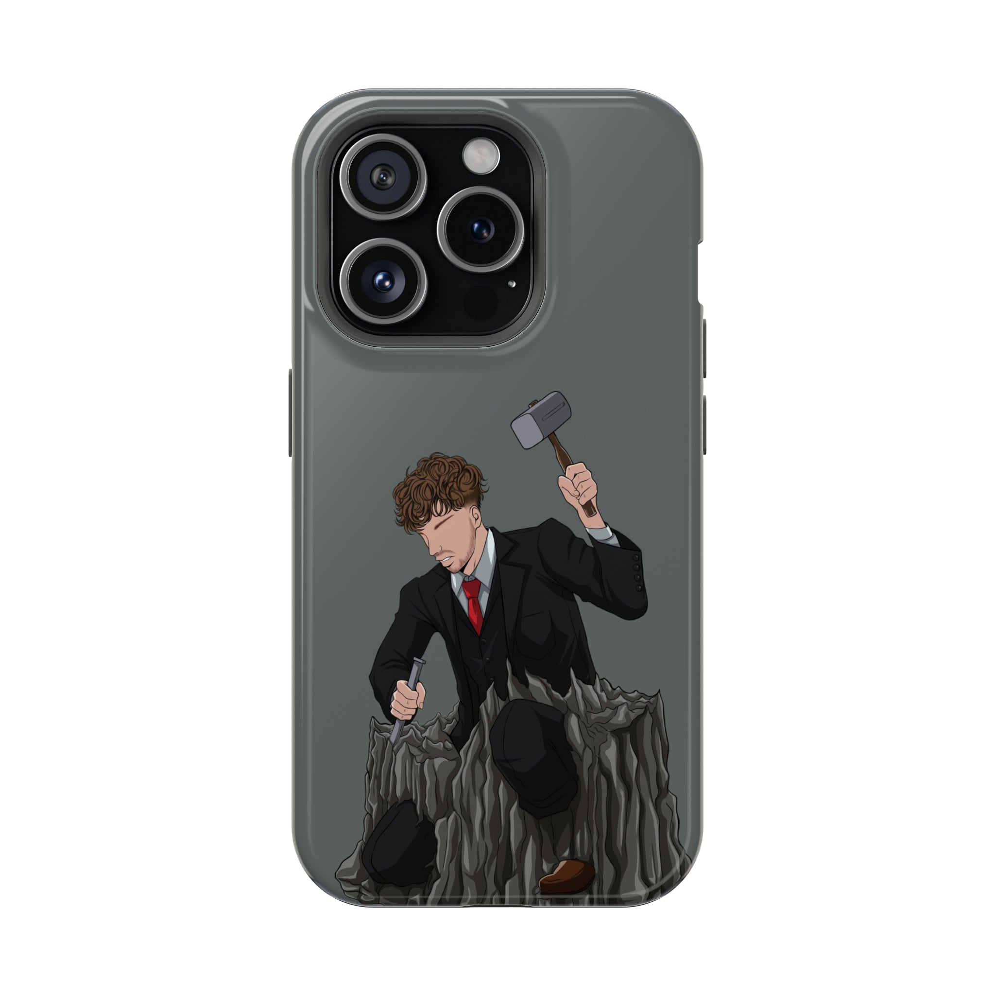 A person working hard to better his/herself - MagSafe Tough Case - Man #17 - Breakthrough Collection