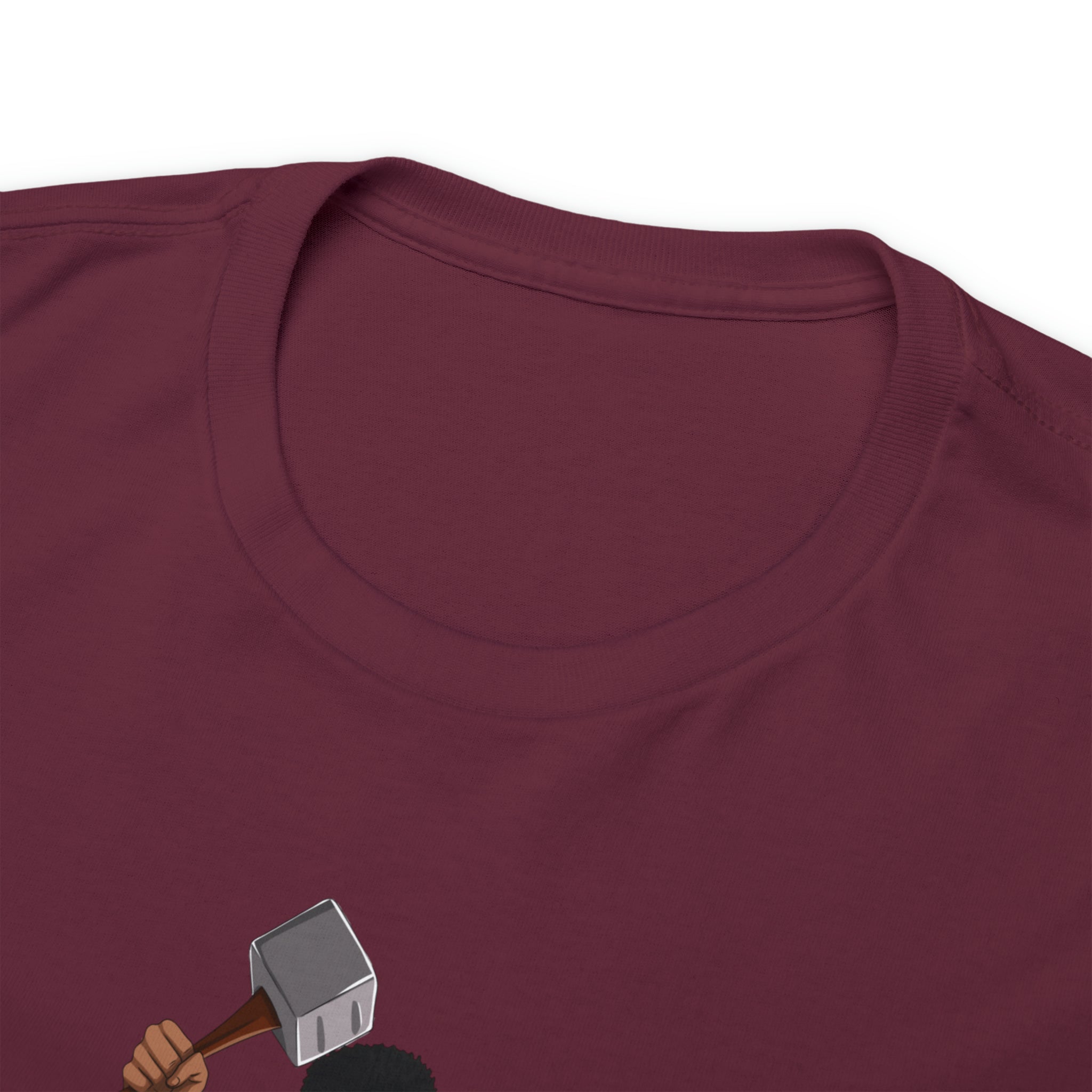 A person working hard to better his/herself - Heavy Cotton Self-Made T-shirt - Self-Made Man #9 - Breakthrough Collection