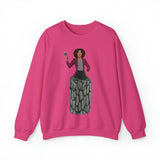 A person working hard to better his/herself - Heavy Blend™ Crewneck Sweatshirt - Woman #15 - Breakthrough Collection