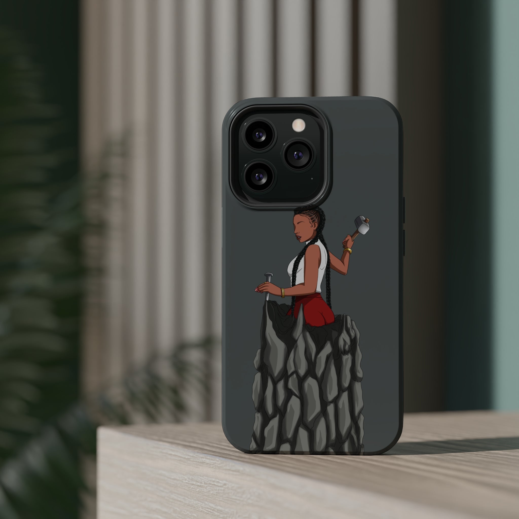 A person working hard to better his/herself - MagSafe Tough Case - #Woman #7 - Breakthrough Collection
