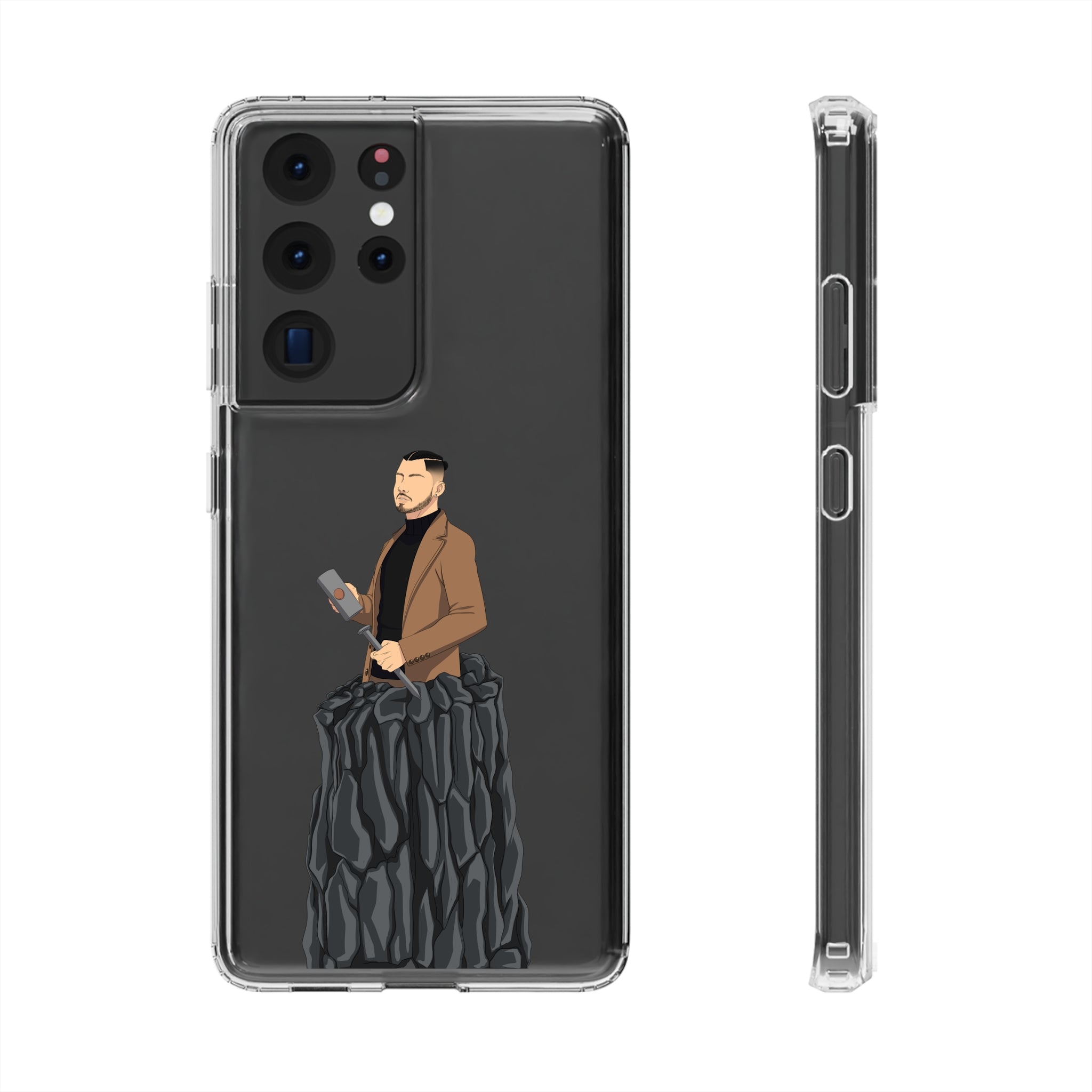 A person working hard to better his/herself - Clear Case - Self-Made Man #14 - Breakthrough Collection