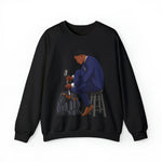 A person working hard to better his/herself - Self-Made Sweatshirt Heavy Blend™ Crewneck - Man #11 - Breakthrough Collection