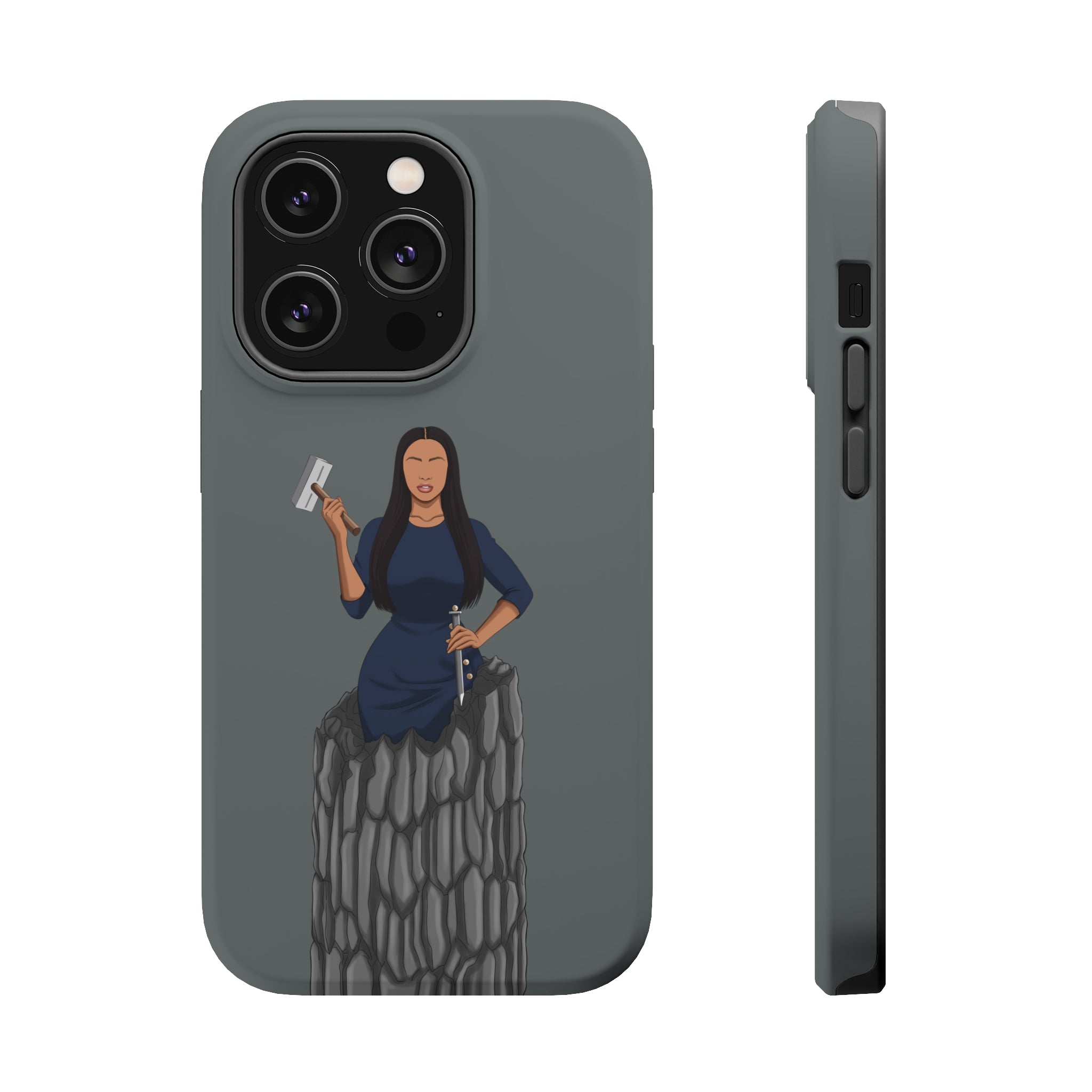 A person working hard to better his/herself - Magsafe Tough Case - self-made woman #6 - Breakthrough Collection
