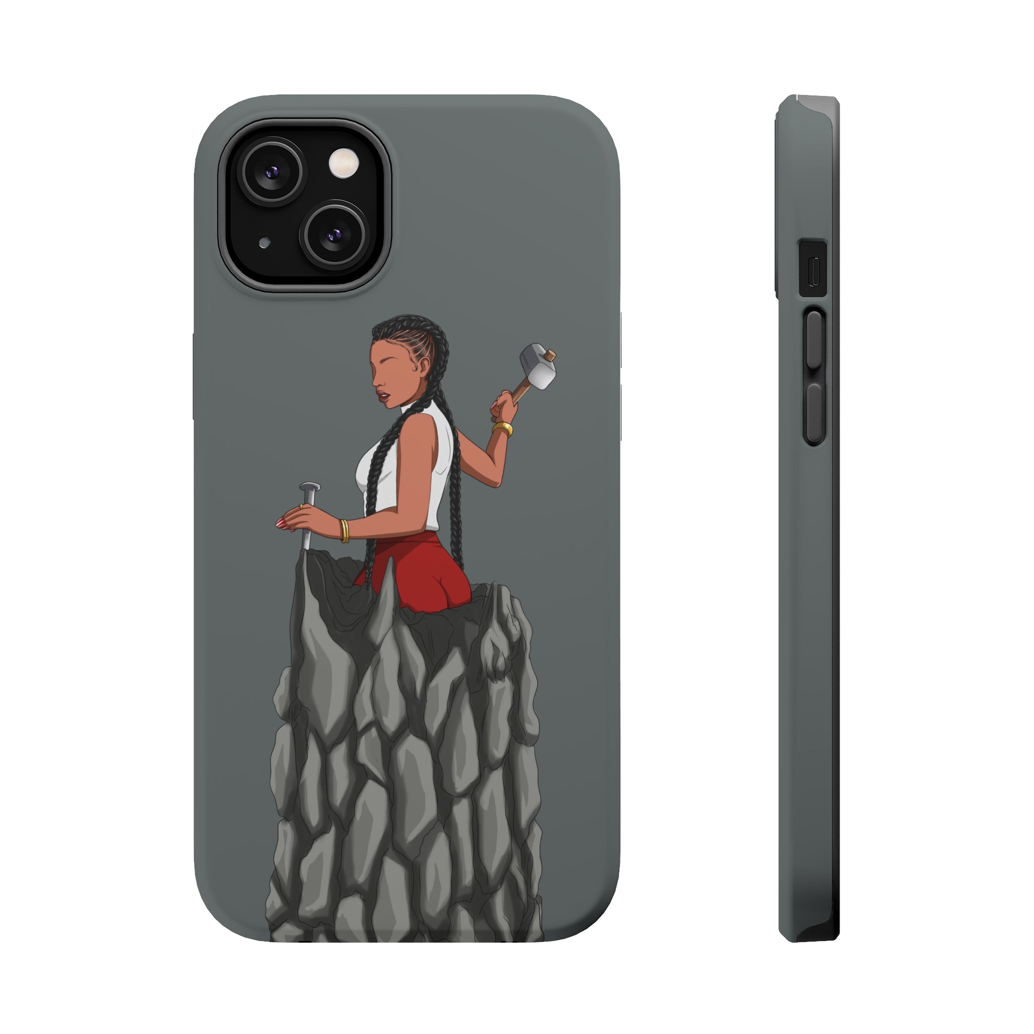 A person working hard to better his/herself - MagSafe Tough Case - #Woman #7 - Breakthrough Collection